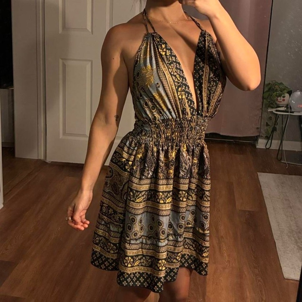 100% silk dress size 2